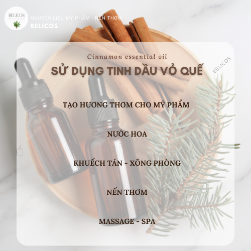 Ứng dụng của tinh dầu quế