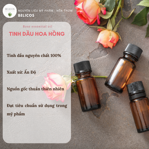 Tinh dầu hoa hồng Belicos
