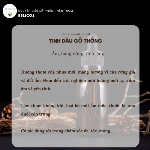Tác dụng của tinh dầu thông
