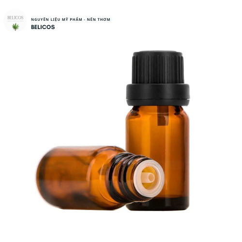 Vỏ chai đựng tinh dầu 10ml nắp đen