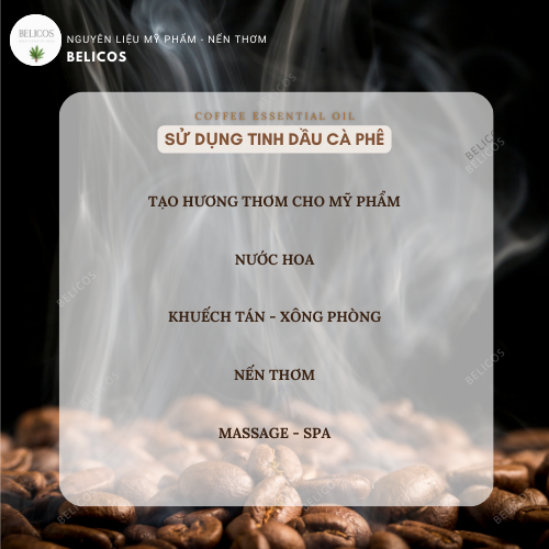 Ứng dụng của tinh dầu cà phê