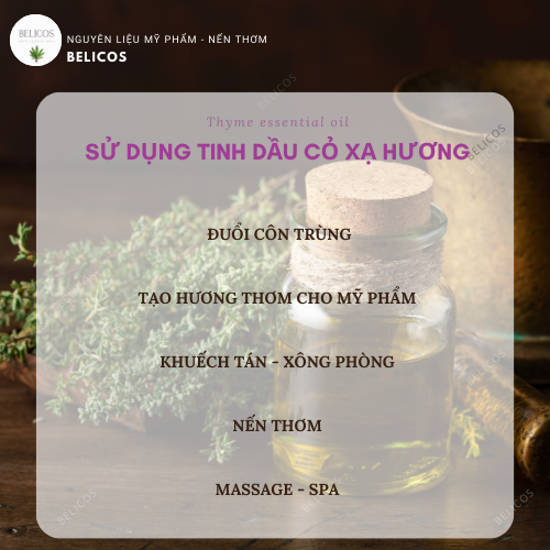 Sử dụng tinh dầu cỏ xạ hương