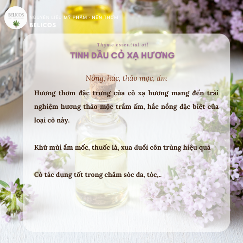 Công dụng của tinh dầu cỏ xạ hương