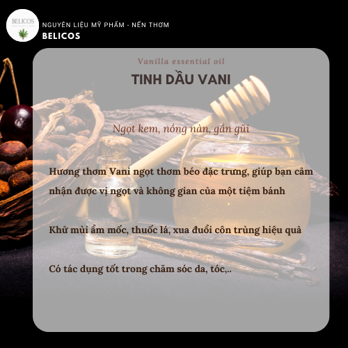 Công dụng của tinh dầu Vanilla
