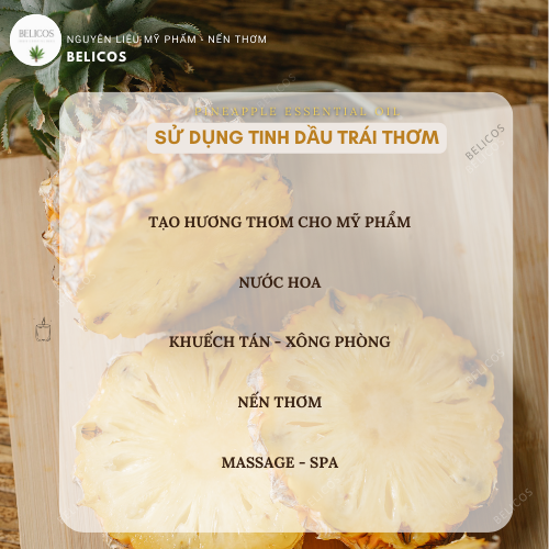 Ứng dụng tinh dầu thơm
