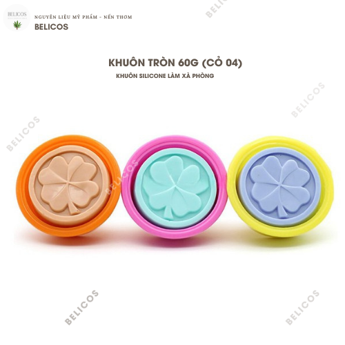 Khuôn làm xà phòng hình cỏ bốn lá