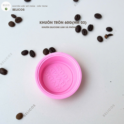 Khuôn silicone tròn handmade