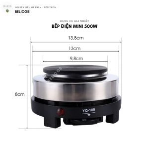 Kích thước bếp điện mini 500w