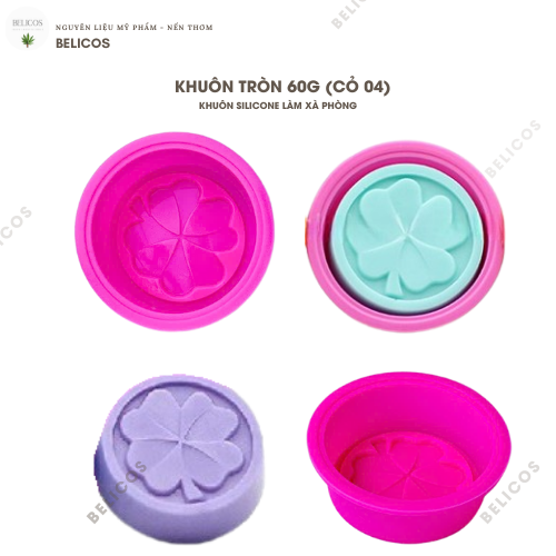 Làm bánh xà phòng bằng khuôn silicone