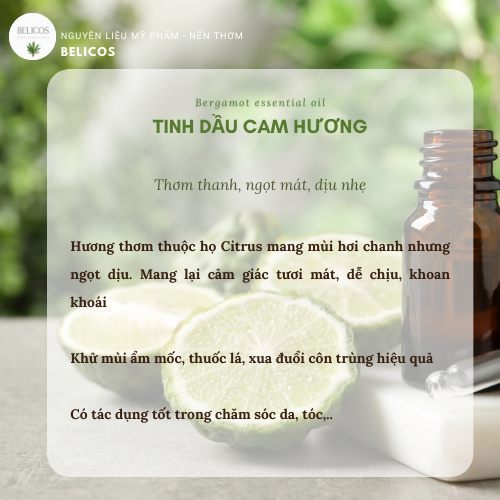 Công dụng của tinh dầu cam hương