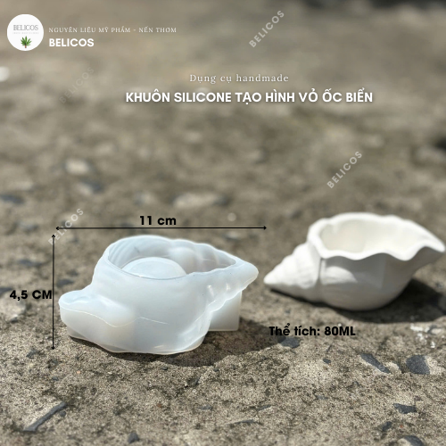 Khuôn thạch cao hình vỏ ốc