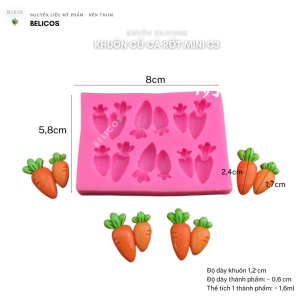 Khuôn củ cà rốt nhí C3