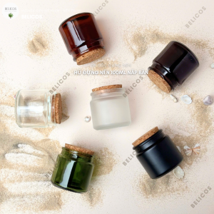 Hũ đựng nến nắp bần 100ml