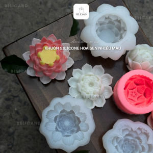 Khuôn nến 3D hình hoa sen