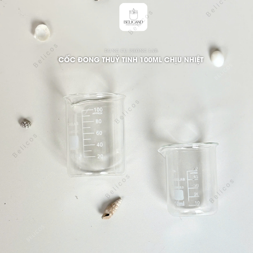 Becher thuỷ tinh 100ml Becher thuỷ tinh 100ml