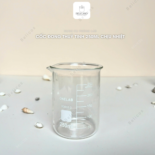 Cốc đong thuỷ tinh 250ml chịu nhiệt