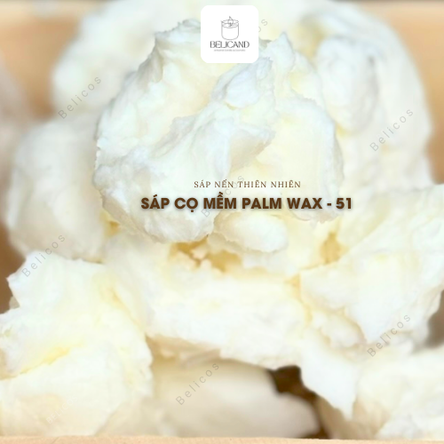 Sáp cọ mềm làm nến