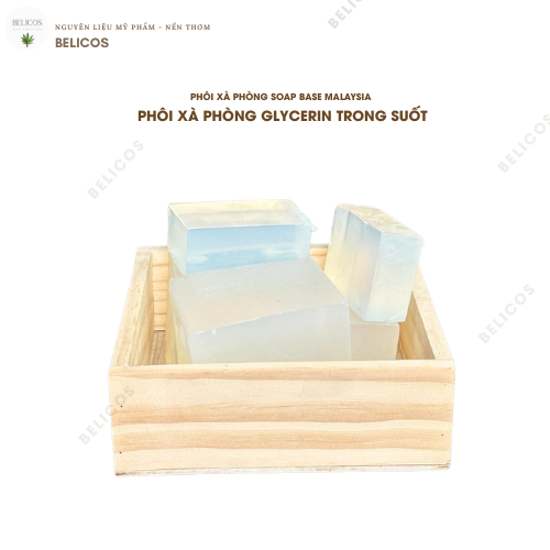 Phôi xà phòng trong suốt