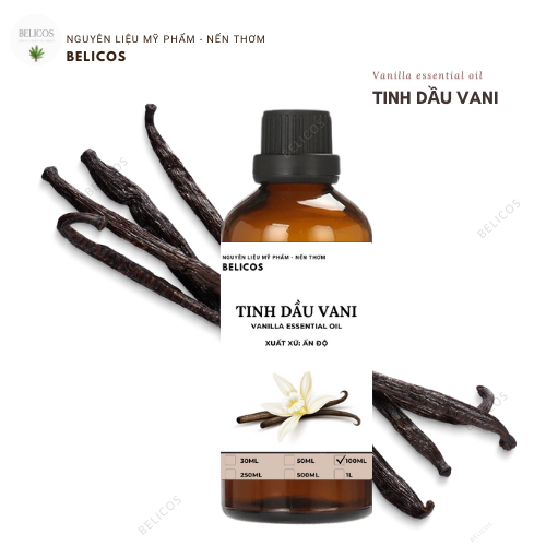 Tinh dầu Vanilla 100ml Tinh dầu Vanilla 100ml
