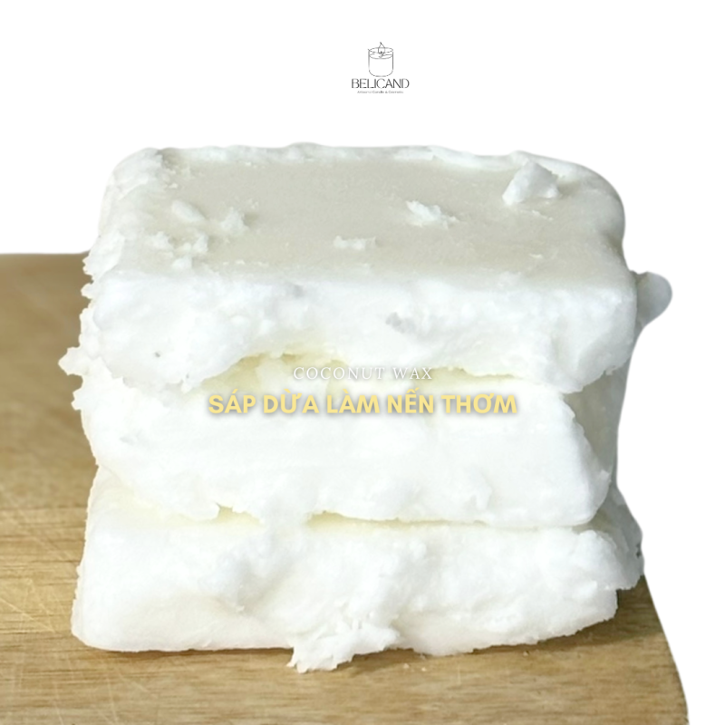 Sáp dừa làm nến thơm