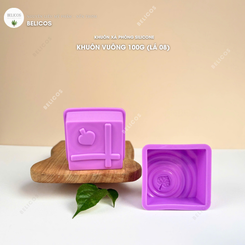 Khuôn xà phòng vuông 100G