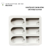 Khuôn silicone chữ nhật & ovan