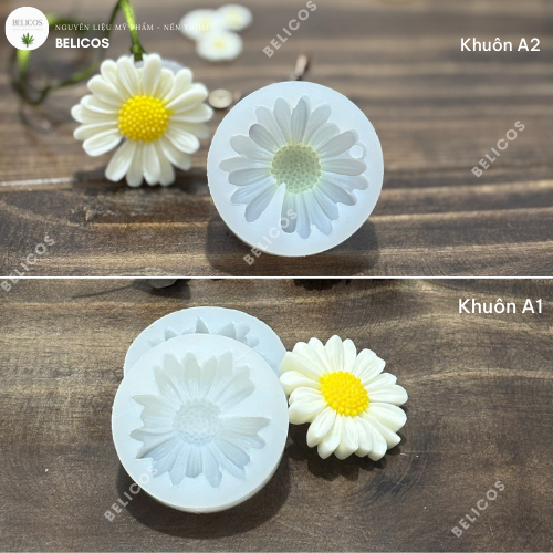 Khuôn silicone hoa cúc