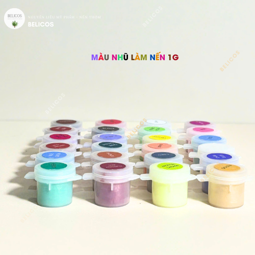 Màu nhũ làm nến Màu nhũ làm nến