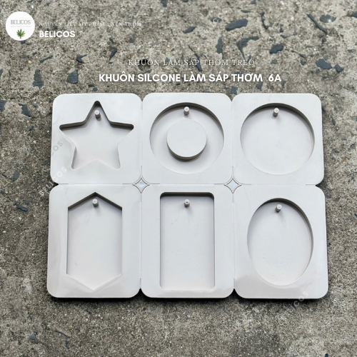 Khuôn làm sáp thơm nhiều hình