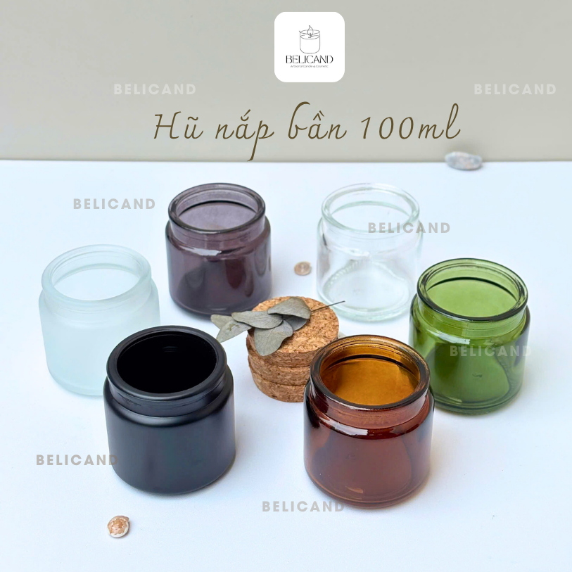 Lọ thuỷ tinh đựng nến nắp bần Lọ thuỷ tinh đựng nến nắp bần