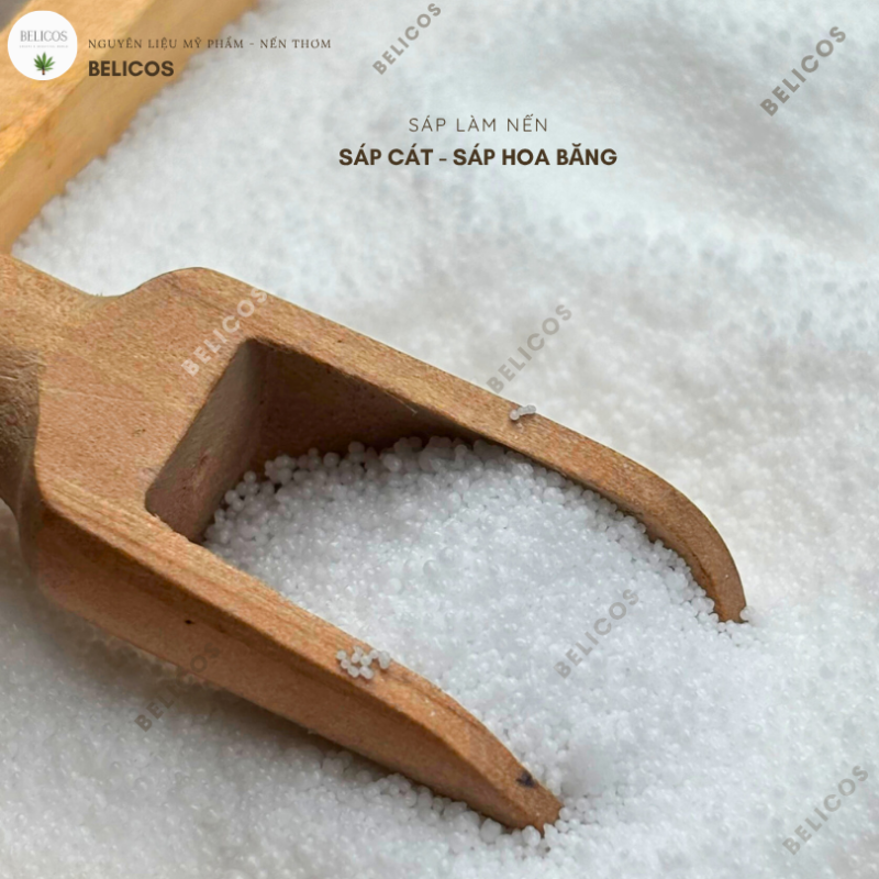 Sáp cát - sáp hoa băng làm nến