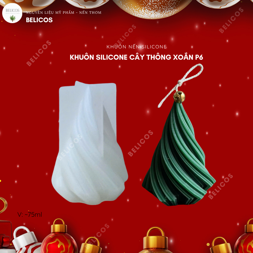 Khuôn cây thông xoắn Khuôn cây thông xoắn